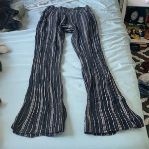 Bill bon stretchy striped pants